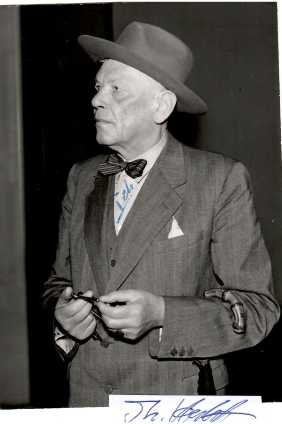 HANS KNAPPERTSBUSCH (1888-1965) deutscher Dirigent, Professor, 1919 Deutschlands jüngster Generalmusikdirektor, Ehrenbürger der Städte Bayreuth und München / german conductor