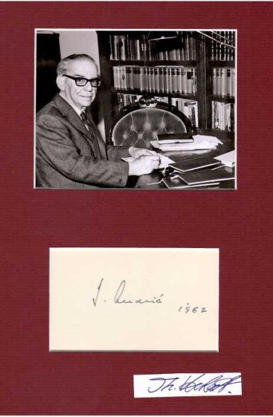 IVO ANDRIC (1892-1975) bosnischer Schriftsteller, Literatur-Nobelpreis 1961 / bosnian witer with nobel prize in literature