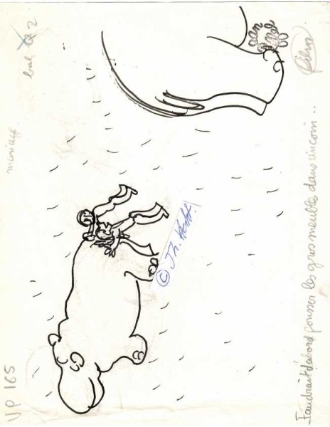 JEAN EFFEL (1908-82) französischer Cartoonist und Illustrator, Zeichner / french peintre and illustrator