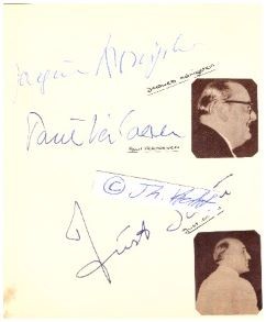 JACQUES KÖNIGSTEIN (1897–1971) Gründer des Ordens Wider den tierischen Ernst, 1965 Ehrenmitglied des Bundes Deutscher Karneval e.V. Ehrengondoliere der Gondolieri Laguna von Venedig 1970 Ritter der Großen Hagener KG Närrischer Reichstag (gegr.1881) mit der Verleihung der Kette des Goldenen Humors