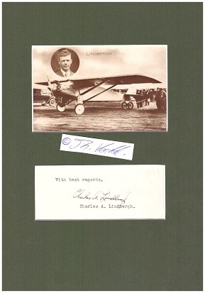 CHARLES LINDBERGH (Charles A. Lindbergh, Charles Augustus Lindbergh, jr. ( 1902-74) US-amerikanischer Pilot und Träger der Medal of Honor, 1927 der Nonstopflug von New York nach Paris, erste Alleinüberquerung des Atlantiks