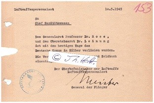 RUDOLF MEISTER (1897-1958) dt. General der Flieger im Zweiten Weltkrieg, Inhaber des Ritterkreuz des Eisernen Kreuzes, 1943 Chef des Luftwaffenführungsstabes, später Kommandierender General der Luftwaffe in Dänemark , 1944 bis zum Kriegsende war er Chef des Luftwaffenpersonalamtes