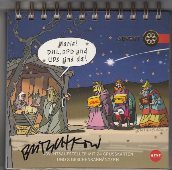 PETER BUTSCHKOW (1944) deutscher Zeichner, Karikaturist / Cartoonist