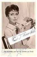 SONJA ZIEMANN (1926-2020) deutsche Schauspielerin, Tänzerin und Sängerin, verheiratet mit Charles Regnier