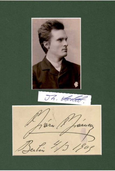 BJÖRN BJÖRNSON (1859-1942) norwegischer Schauspieler, Regisseur und Dramatiker, Sohn des Dichters und Nobelpreisträgers Björnstjerne Björnson, 1899 Mitbegründer und Leiter des Nationaltheaters (1880-82 Hoftheater Meiningen, Christiana Theater, Nationaltheatret) / norwegian actor and director