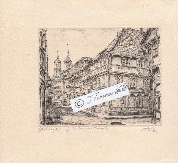 ADLER (evtl. RICHARD ADLER, 1907-77 deutscher Maler, Illustrator und Graphiker)