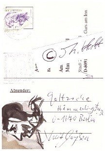 DIETER GOLTZSCHE (1934) deutscher Maler, Zeichner und Grafiker, von 1992 bis 2000 Professor für Malerei und Grafik an der Kunsthochschule Berlin-Weißensee