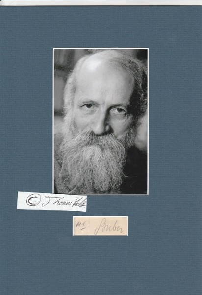 MARTIN BUBER (1878-1965) israelischer Sozial- und Religionsphilosoph