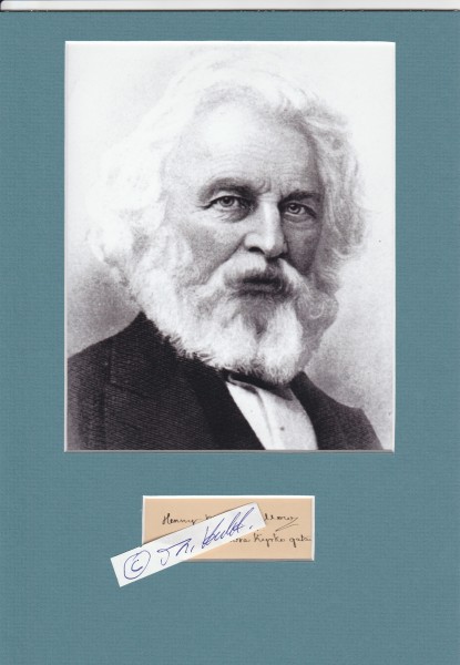 HENRY W. LONGFELLOW (Henry Wadsworth Longfellow, 1807-82) amerikanischer Schriftsteller, Lyriker, Übersetzer und Dramatiker