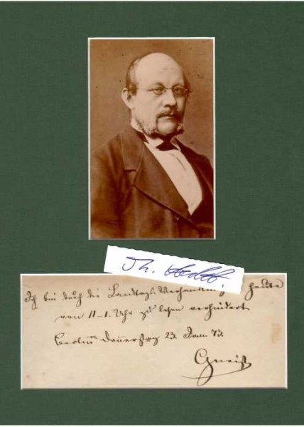 RUDOLF VON GNEIST (1816-95) Professor Dr., preußischer Jurist und Politiker, Mitbegründer und erster Präsident des Vereins für Sozialpolitik „Kathedersozialisten“