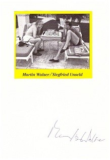 MARTIN WALSER (1927-2023) Dr., deutscher Schriftsteller / german writer