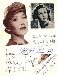 WERNER FUETTERER (1907-91); GUSTAV KNUTH (1901-87); INGRID LUTZ (1924); ALICE TREFF (1906-2003)