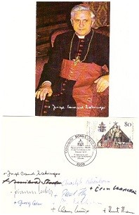 BENEDIKT XVI. (BENEDICT XVI., Joseph Kardinal Ratzinger, 1927-2022, deutscher Pontifex Maximus, 265. Papst seit 2005