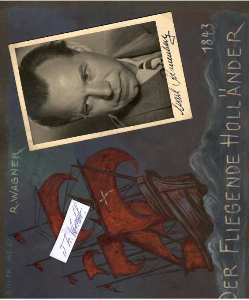CARL RENNENBERG (Karl Renneberg, Daten unbekannt) deutscher Opernsänger (Heldentenor / Charaktertenor, Bühnen: Bayerische Staatsoper München (um 1933–1938), Stadttheater Augsburg, Gastspiele in Nürnberg, Stuttgart, Wien. Repertoire: Wagner‑Rollen wie Erik (Der fliegende Holländer), Walther von Stolzing (Die Meistersinger), Lohengrin, gelegentlich auch Tannhäuser. / german opera singer