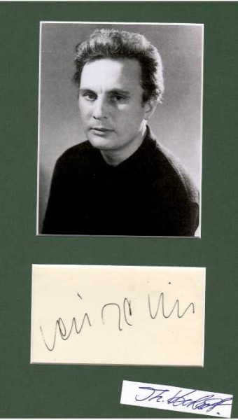 VEIT RELIN (1926-2013) österreichischer Schauspieler, Regisseur, Drehbuchautor und Maler, in zweiter Ehe mit Maria Schell verheiratet