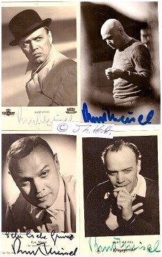 KURT MEISEL (1912-94) österreichischer Schauspieler und Regisseur, u. a. Verspieltes Leben (1949), Vater sein dagegen sehr (1957), Drei Mann auf einem Pferd (1957), Emil und die Detektive (1954)