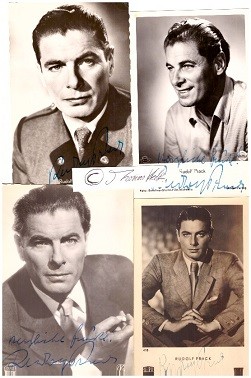 RUDOLF PRACK (1905-81) österreichischer Schauspieler. Seine Filmrollen trugen ihm den Ruf ein, der „meistgeküsste Mann des deutschen Films“ zu sein. / austrian actor