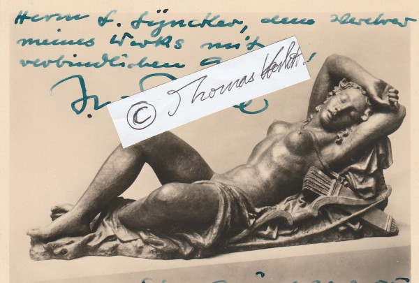 JAKOB WILHELM FEHRLE (1884-1974) Professor, deutscher Maler, Zeichner und Bildhauer