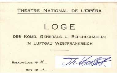 Der kommandierende General und Befehlshaber im Luftgau Westfrankreich (EUGEN WEISSMANN, 1892-1951, General der Flakartillerie)