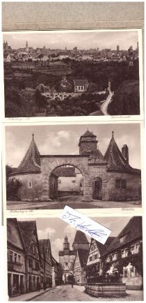 ROTHENBURG OB DER TAUBER um 1920 (12 Postkarten)