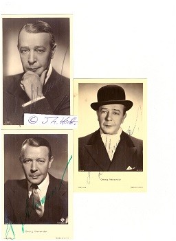 GEORG ALEXANDER (1888-1945) deutscher Schauspieler, Regisseur und Produzent, 1917 gründete er gemeinsam mit seiner Frau, der norwegischen Schauspielerin Aud Egede-Nissen, die Produktionsgesellschaft „Egede-Nissen-Film Comp. mbH“, die bis 1919 ungefähr 30 Filme veröffentlichte, 1919 gründete er seine eigene Filmgesellschaft „Alexander-Film GmbH“, um Sportfilme zu produzieren, er wirkte in über 160 Filmen mi