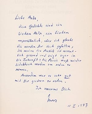 LARS GUSTAFSSON (1936-2016) Professor Dr., schwedischer Schriftsteller, Romancier, Philosoph