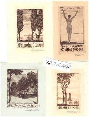 GERHARD WEDEPOHL (* 1893 im Schloß Schönebeck bei Bremen; † 1930 Bremen) früh verstorbener, norddeutscher Maler, Zeichner, Radierer, Illustrator. Buchprojekte; fertigte Folgen von Zeichnungen zu einzelnen westfälischen Städten (Alt-Minden, Alt-Herford, Bielefeld, Melle, Münster, Osnabrück, Ravensberg) an. Sein Werk wird dem sog. Heimatstil zugeordnet.
