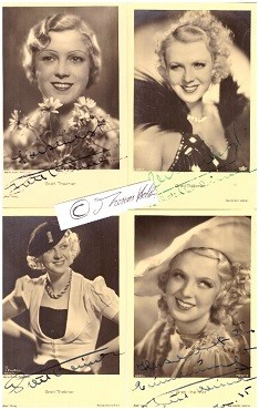 GRETL THEIMER (1910-72) österreichische Schauspielerin und Sängerin, u.a. Zwei Herzen im Dreivierteltakt