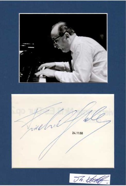 FRIEDRICH GULDA (1930-2000) österreichischer Pianist und Komponist / austrian pianist and composer