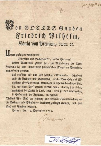FRIEDRICH WILHELM VON THULEMEIER (THULEMEYER, 1735-1811) 1763 von Friedrich dem Großen als Diplomat in die Republik der Sieben Vereinigten Provinzen geschickt. 1788 wurde er Justizminister unter Friedrich Wilhelm II. von Preußen. Von besonderer Bedeutung ist – auch heute noch – seine Musikalien-Sammlung, die eine Vielzahl von Originalhandschriften enthält.