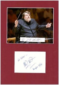 OLIVER KNUSSEN, CBE (1952-2018) britischer Komponist und Dirigent / british composer and conductor