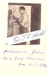 NILS GRAF STENBOCK-FERMOR (1904-69) baltendeutscher Zeichner, Maler und Bühnenbildner (für Erwin Piscator, die Kabaretts "Die Katakombe" und "Tatzelwurm", Illustrationen zu Grimms Märchen