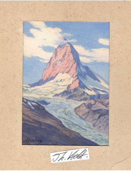 ALBERT GYSLING (1862-1931) schweizer Landschaftsmaler / swizz landscape painter
