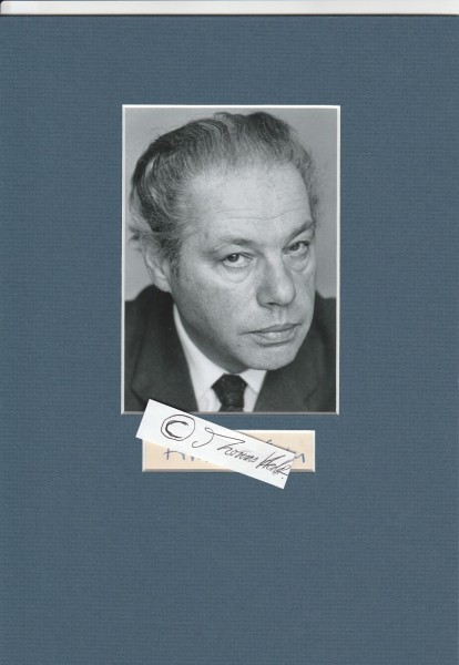 FRITZ HOCHWÄLDER (1911-86) österreichischer Schriftsteller