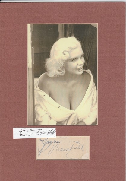 JAYNE MANSFIELD (1933-67) amerikanische Schauspielerin und Sexidol