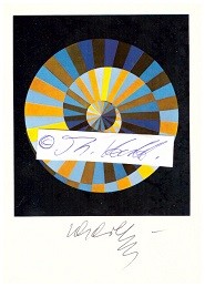 VICTOR VASARELY (1906-97) ungarisch-französischer Maler und Grafiker, Mitbegründer der OP-ART