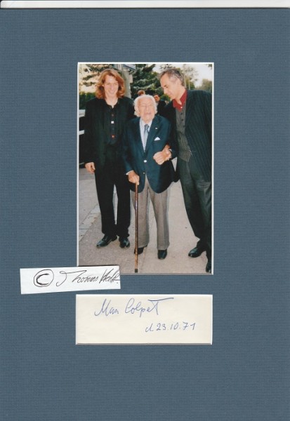 MAX COLPET (1905-98) staatenloser, ab 1954 US-amerikanischer Schriftsteller, Drehbuchautor und Liedtexter berühmter Songs für Hans Albers und Marlene Dietrich