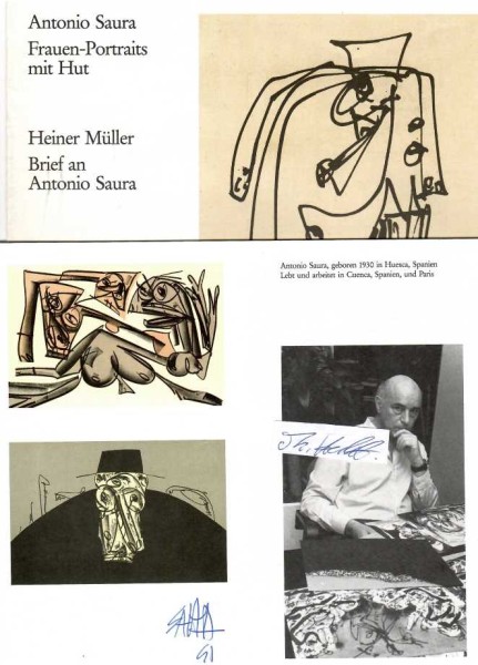 ANTONIO SAURA (1930-98) spanischer Künstler / spanish artist