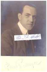 PAUL PRANGER (1888-1961) österreichischer Kammerschauspieler