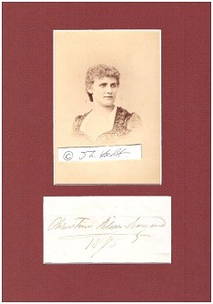 CHRISTINE NILSSON de Casa Miranda (1843-1921) international bekannte schwedische Opernsängerin (Sopran)