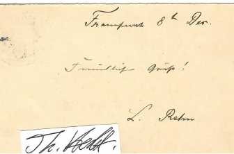 LUDWIG REHN ( (auch Louis Rehn; 1849-1930) Professor Dr.med., deutscher Chirurg und Hochschullehrer, erster Herzchirurg, Geheimer Medizinalrat. Am Ersten Weltkrieg nahm er zuletzt als Obergeneralarzt teil. Der Ludwig-Rehn-Preis für eine hervorragende wissenschaftliche Arbeit auf dem Gebiet der Allgemeinchirurgie wurde 1973 von der IHK Frankfurt am Main gestiftet. / german doctor, surgeon