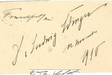 LUDWIG EDINGER (1855-1918) Professor Dr.med., deutscher Mediziner, Arzt., Nervenarzt / Neurologe. und Hirnforscher. 1912 war er einer der Mitunterzeichner des Stiftungsvertrags zur Gründung der Universität Frankfurt am Main (eröffnet 1914). Im gleichen Jahr wurde er vom König von Preußen zum Professor für Neurologie ernannt – als erster Forscher in Deutschland. Zu seinen fast vergessenen Leistungen gehört es, aufgrund vergleichender anatomischer Studien im menschlichen Gehirn alte und neu erworbene Abschnitte unterschieden zu haben (Palaeencephalon, Neencephalon). / german doctor and university professor, neurologist-Copy