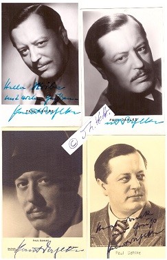 PAUL DAHLKE (1904-84) deutscher Schauspieler / german actor