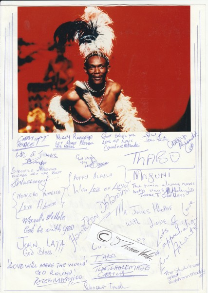 SIKULU South African Musical Company, Johannesburg in THE JOURNEY