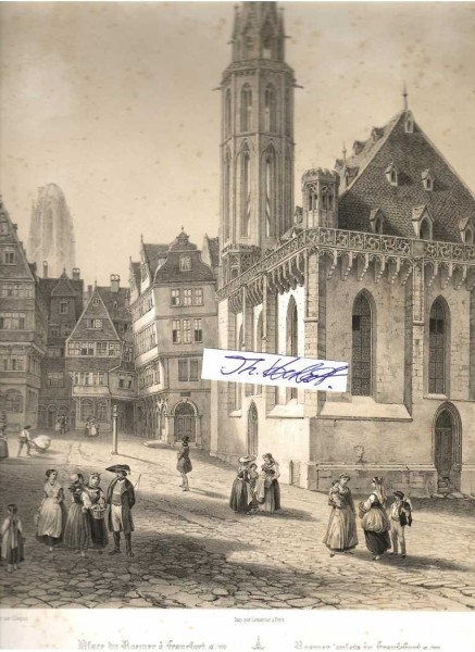 Isidore Laurent Deroy (1797–1886) französischer Landschafts- und Vedutenmaler, Aquarellist und Lithograf