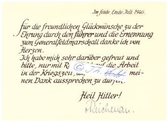 WALTER VON REICHENAU (1884-1942 auf dem Lufttransport von Poltawa nach Lwiw) deutscher Heeresoffizier (seit 1940 Generalfeldmarschall). Er war seit 1933 federführend bei der Eingliederung der Reichswehr in den NS-Staat tätig. Während des Zweiten Weltkrieges war Reichenau als Armee- und Heeresgruppenoberbefehlshaber an führender Stelle an Kriegsverbrechen in der Sowjetunion beteiligt., Ritterkreuz des Eisernen Kreuzes
