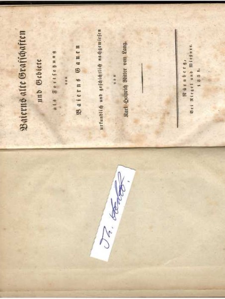 KARL HEINRICH RITTER VON LANG (Karl Heinrich Lang, 1764-1835) deutscher Historiker und Publizist