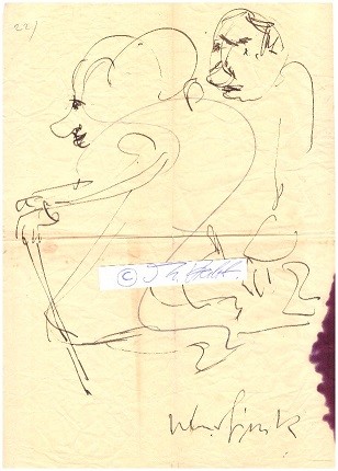 WERNER FINCK (1902-78) deutscher Kabarettist, Schauspieler und Autor