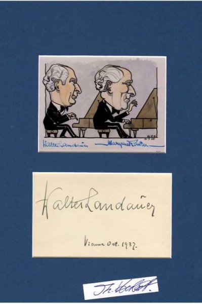 WALTER LANDAUER (1909–1983) österreichischer Pianist / austrian pianist