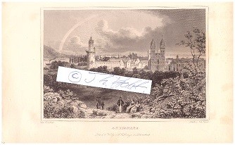 ANDERNACH um 1850 (Original-Stahlstich)